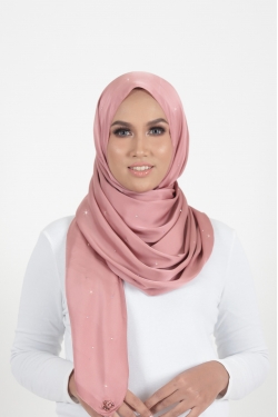 CARMILA LUXE SHAWL - VIOLET RED